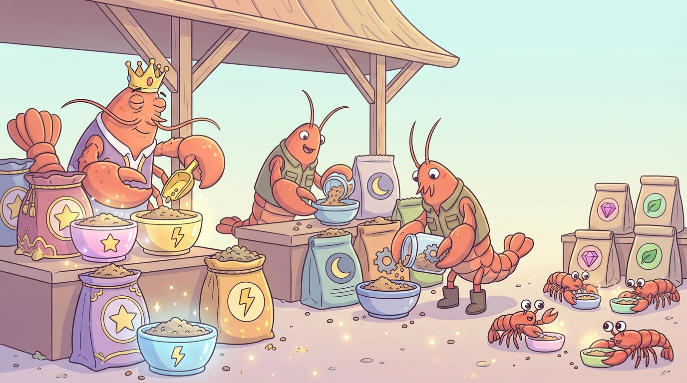 龙虾饲料市场图