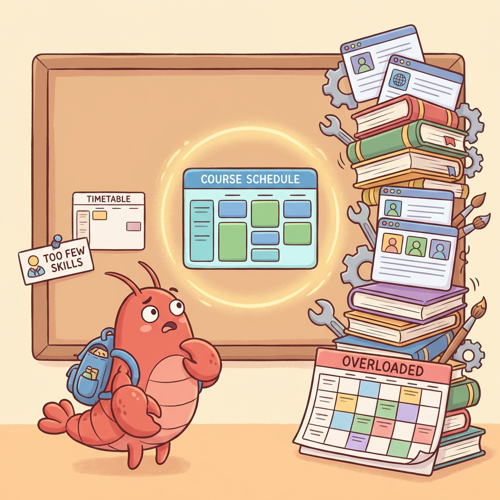 龙虾选课别过载